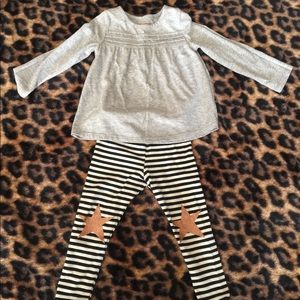 Cute little girl leggings outfit